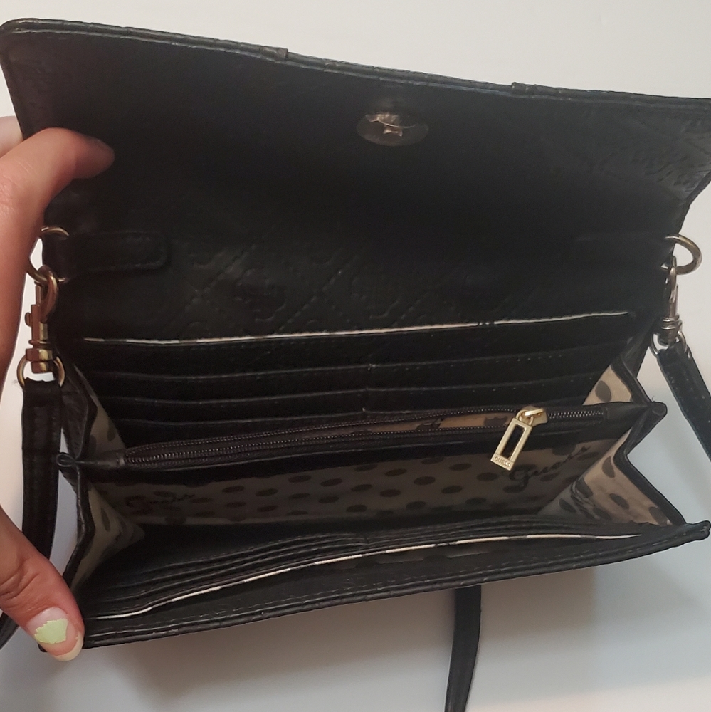 Guess Locket Button Snap Mini Crossbody - Picture 12 of 15